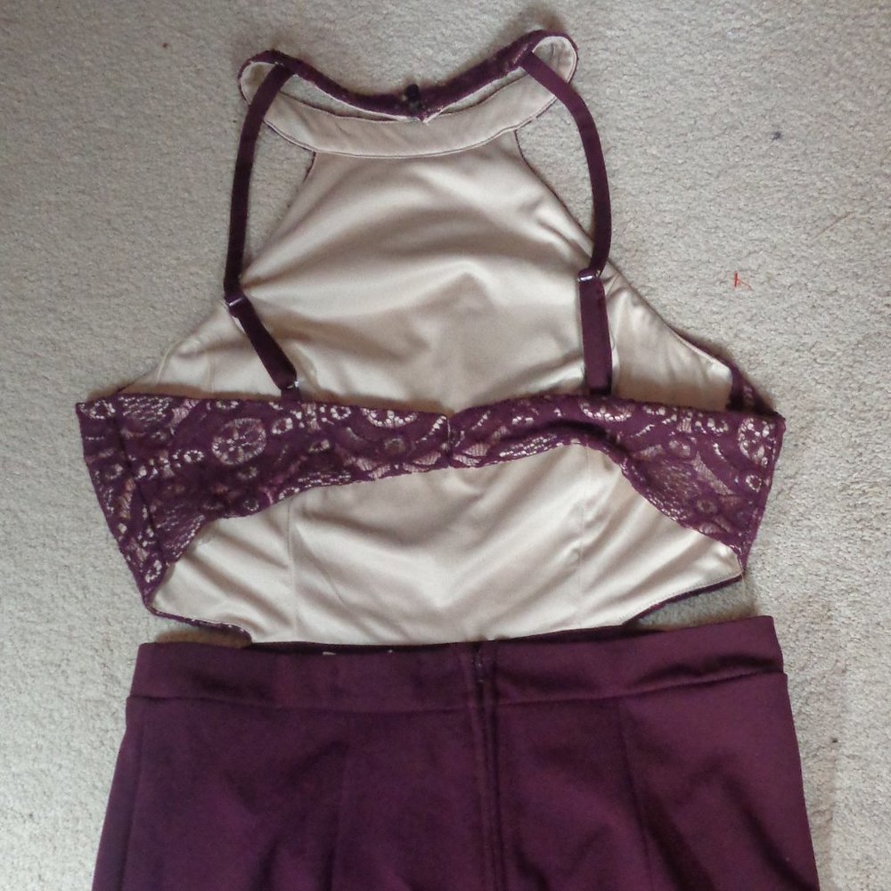 Speechless dress w lace & cut outs party night out dress size 11 - Picture 7 of 13